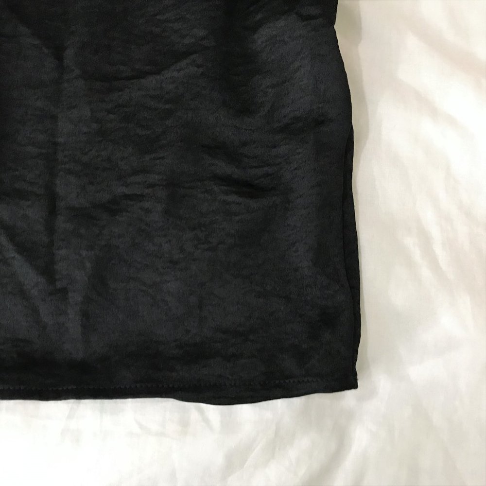 One Shoulder Top Black S - Picture 4 of 6